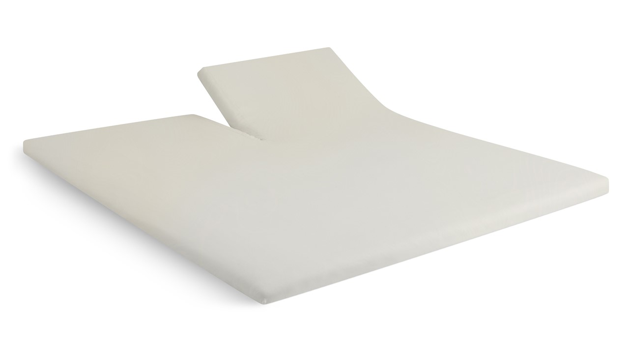 Hoeslaken Beter Bed Select Jersey splittopper off white