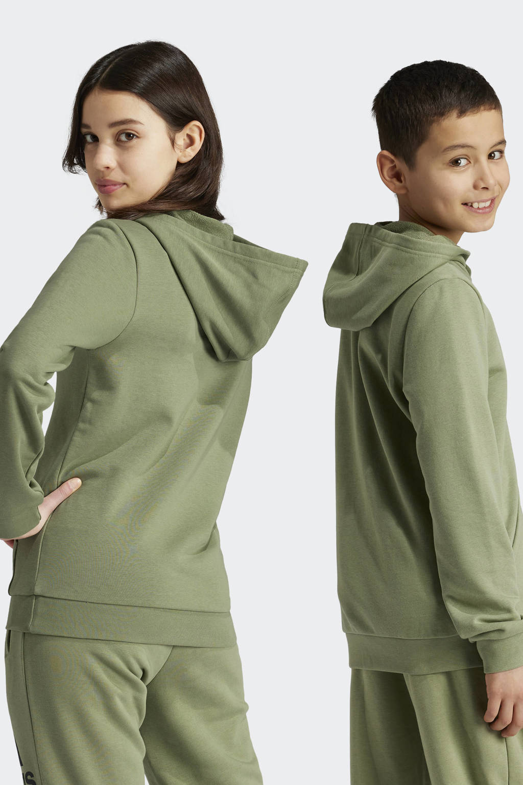 adidas hoodie lichtgroen