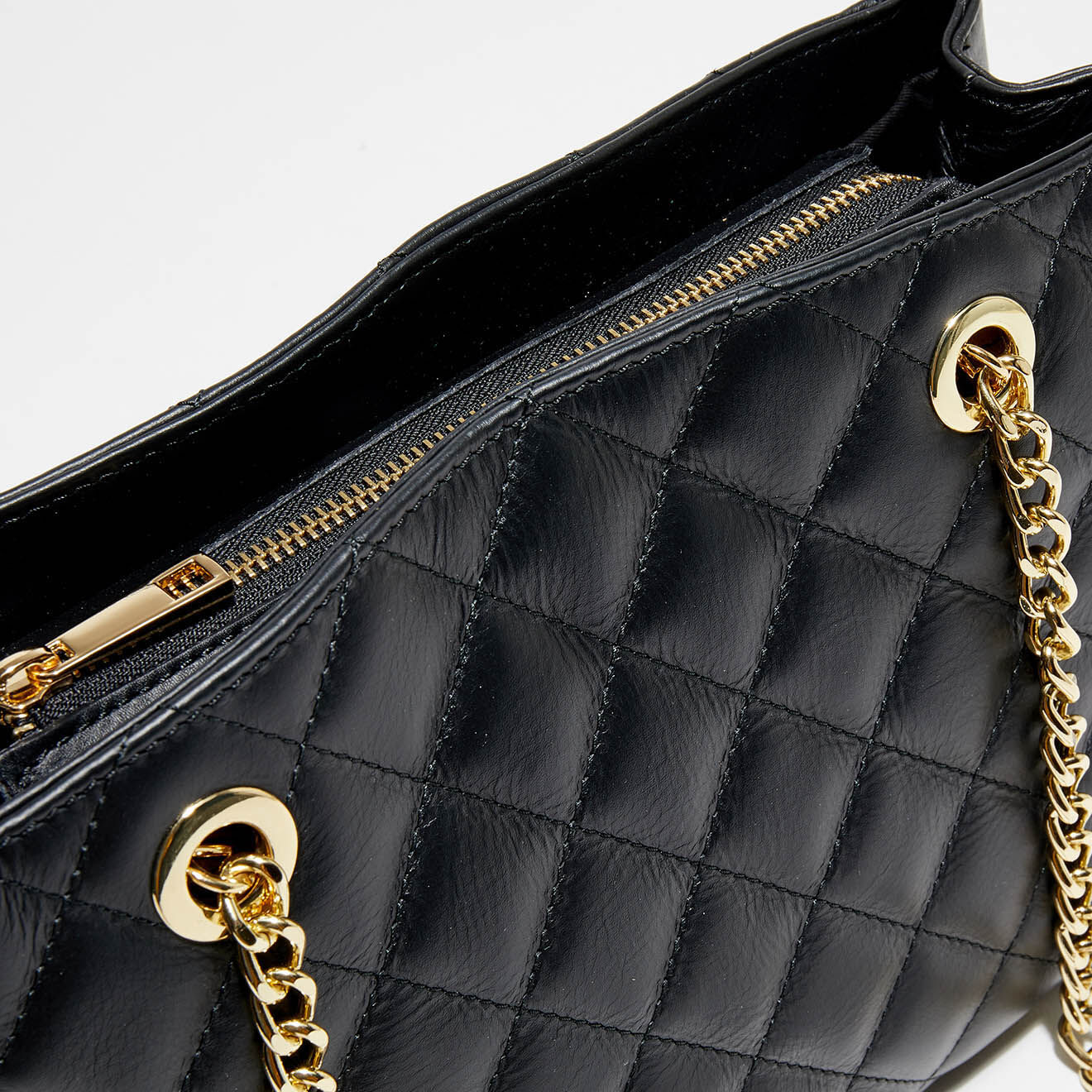 Christian Laurier Sac porté épaule en Cuir Pauline noir - 28x19.5x12 cm