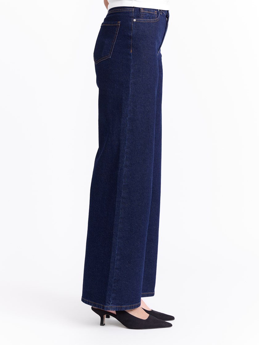 Estelle wide jeans Dark Denim