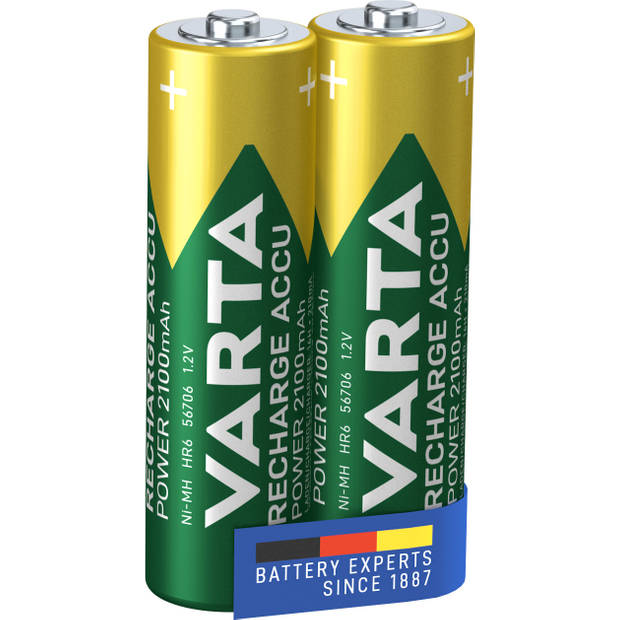 VARTA 2 OPL.BATT. AA 2100 mAh
