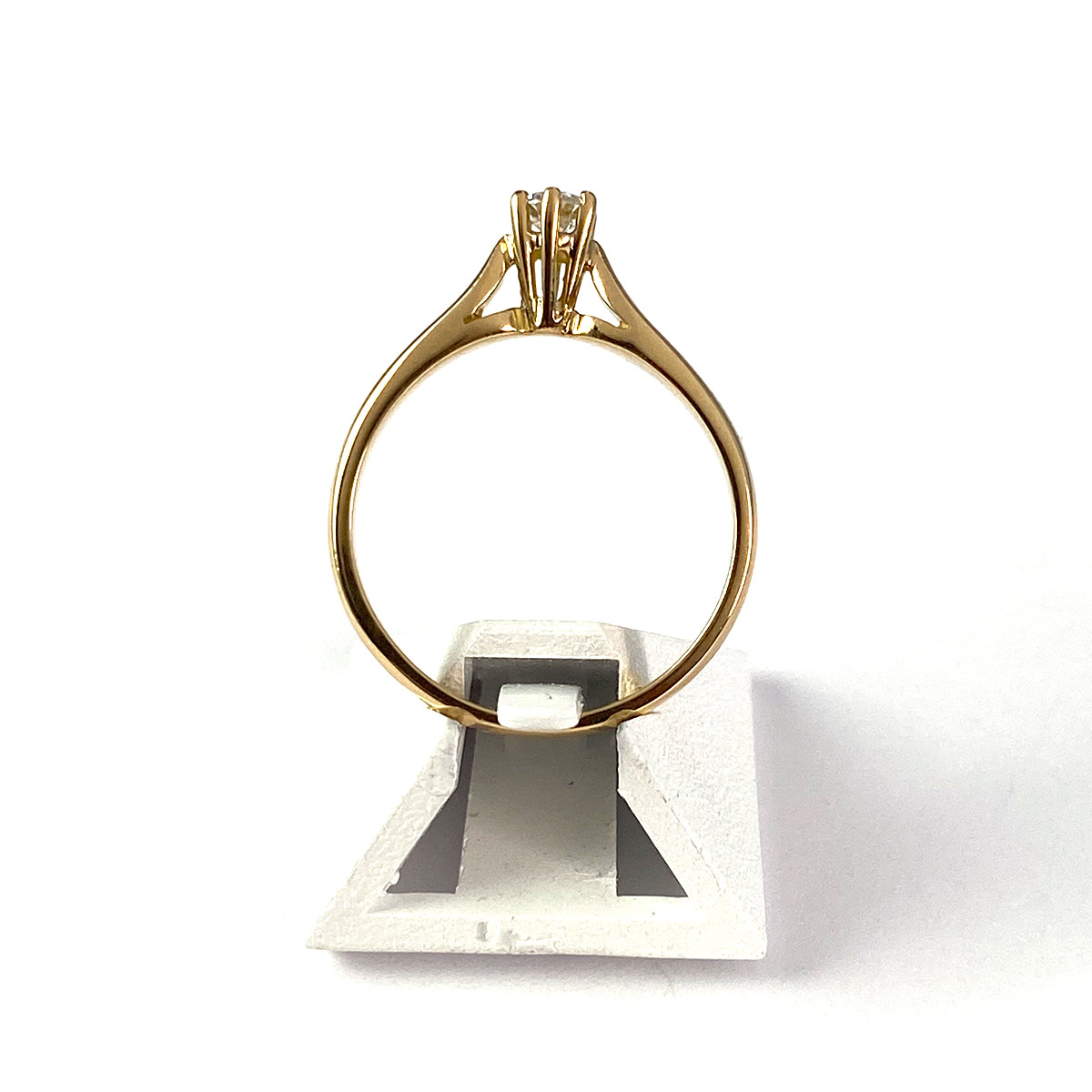 Bague d'occasion or 750 jaune diamant