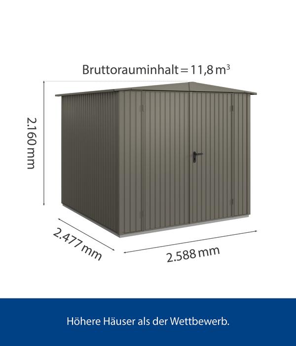 Hörmann Berry-Gerätehaus Classic-S Typ 2,