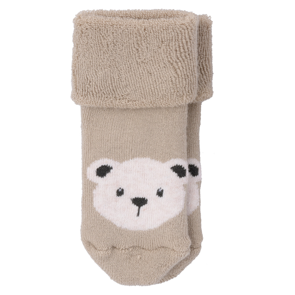 Topomini 2 Paar Newborn Socken im Set braungrau