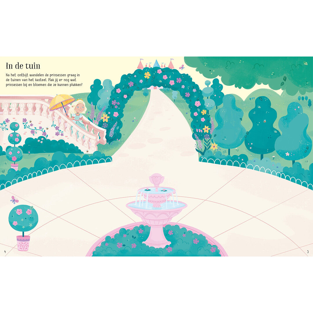 Uitgeverij usborne eerste stickerboek prinsessen