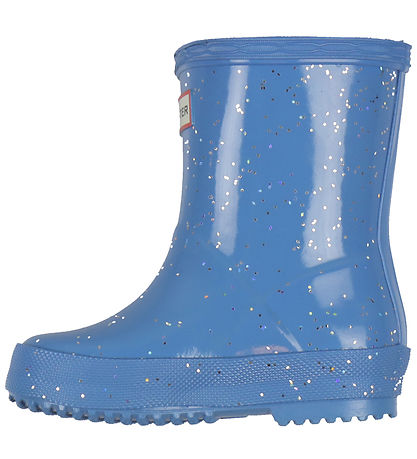 Hunter Gummistiefel - Kids First Giant Glitter - Azurblau Blue