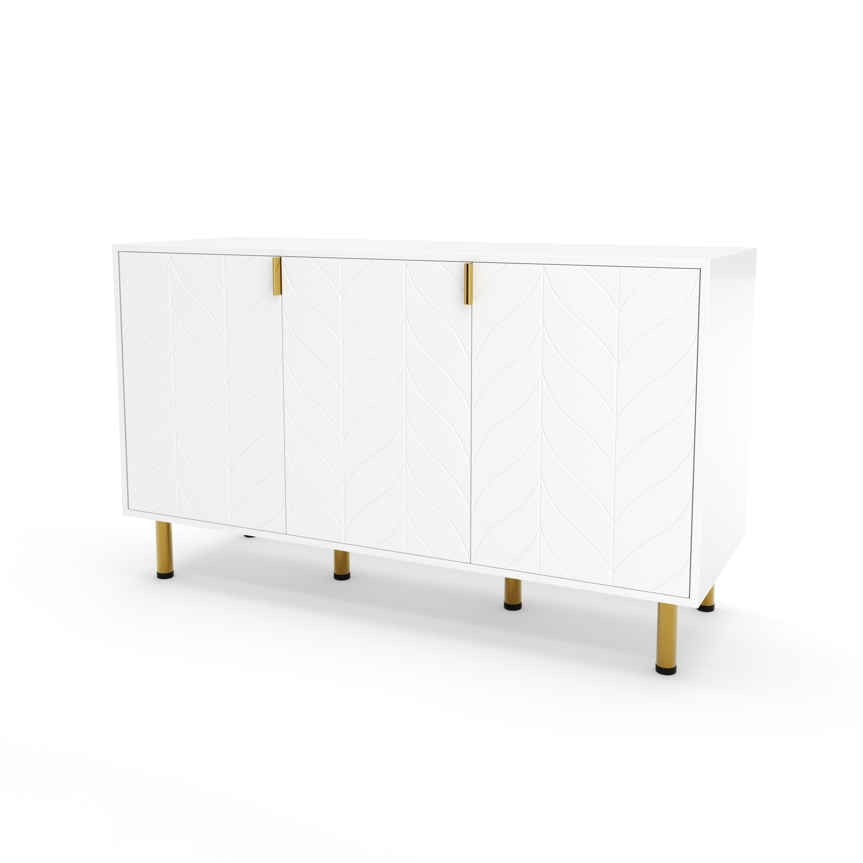 Sideboard MARGO 127 x 75 cm weiss
