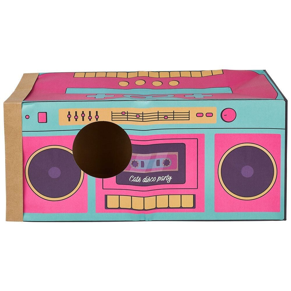 Tunnel pour chat carton 60x27xH22cm