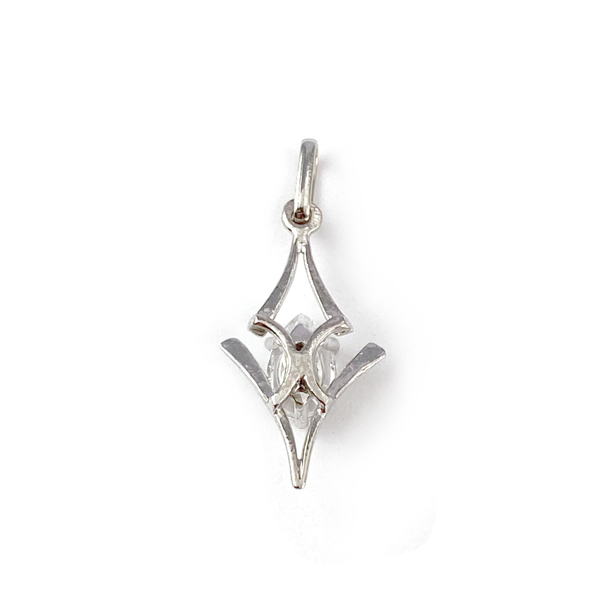 Pendentif d'occasion or 750 blanc