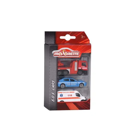 Majorette S.O.S. 3 Pieces Set, 1 Stück, 10-fach sortiert