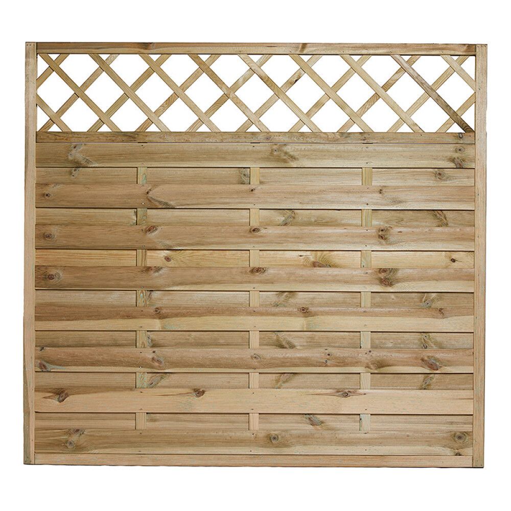 LEVEGG NORDIC FENCE SOLID 180X165CM TRYKKIMPREGNERT