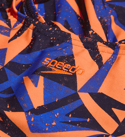 Speedo Bådedragt - Hyper Boom Allover Medalist - Blå/Orange