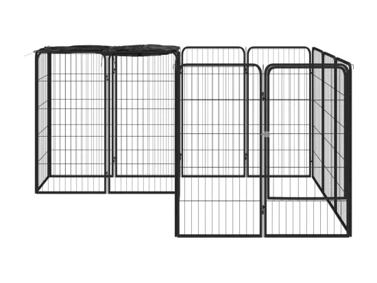 Parc pour chien 14 noire 200 x 150 x 100 cm 02_0043607