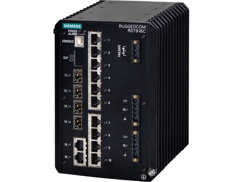 Siemens Switch Ruggedcom RST916C 16 Port 16-Port 10G Industrie-Switch