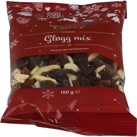 Gløggmix m. rosiner og mandler
