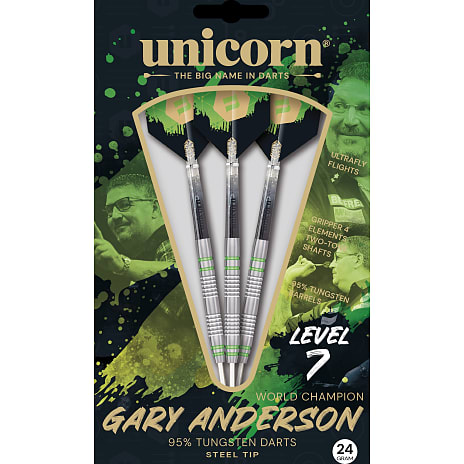 Unicorn Level 7 95% Tungsten dartpile 24 gram
