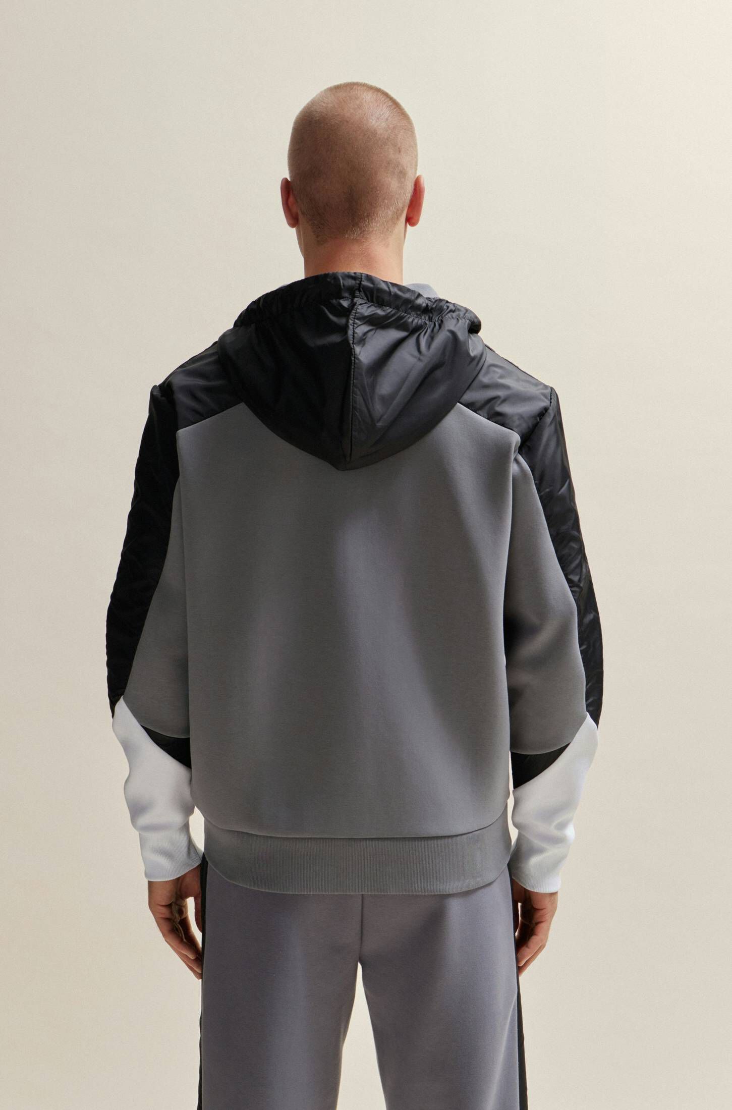 BOSS| Herren Sweatjacke SAGGON mit Kapuze Relaxed Fit