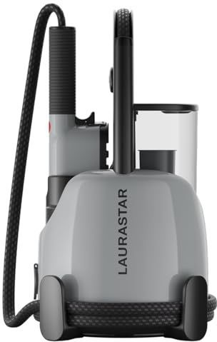 Laurastar IZZI Steamer 2-in-1: Krachtige Kledingstomer & Textielverzorging, DMS-stoom 150 °C, 3,5 bar, 2000 W, Verfrist, Ontkreukt en Herstelt Alle Stoffen