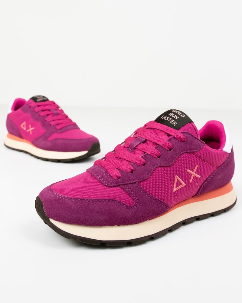 Sun 68 Ally Solid Lage sneakers  - roze