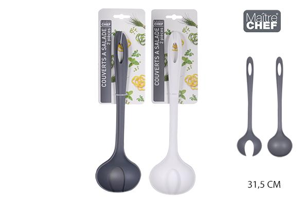 COUVERTS SALADE PLASTIQUE 2PCS