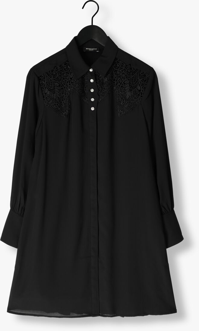 zwarte bruuns bazaar mini jurk viena dress