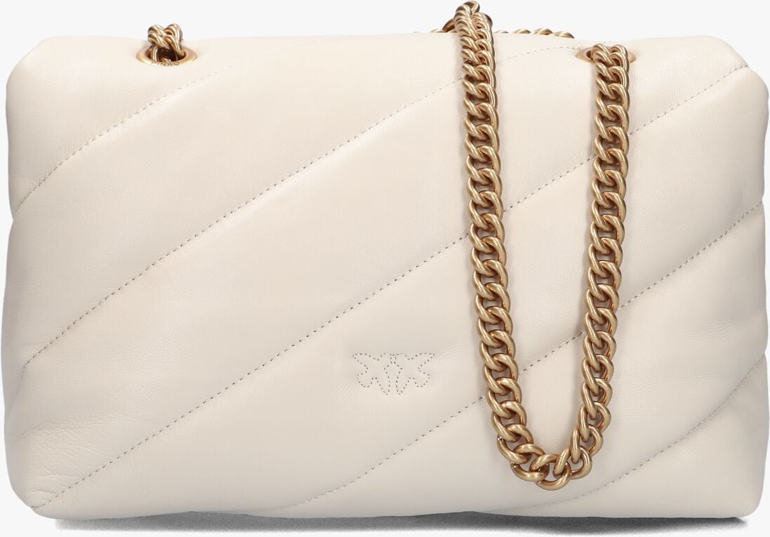 witte pinko schoudertas love puff classic