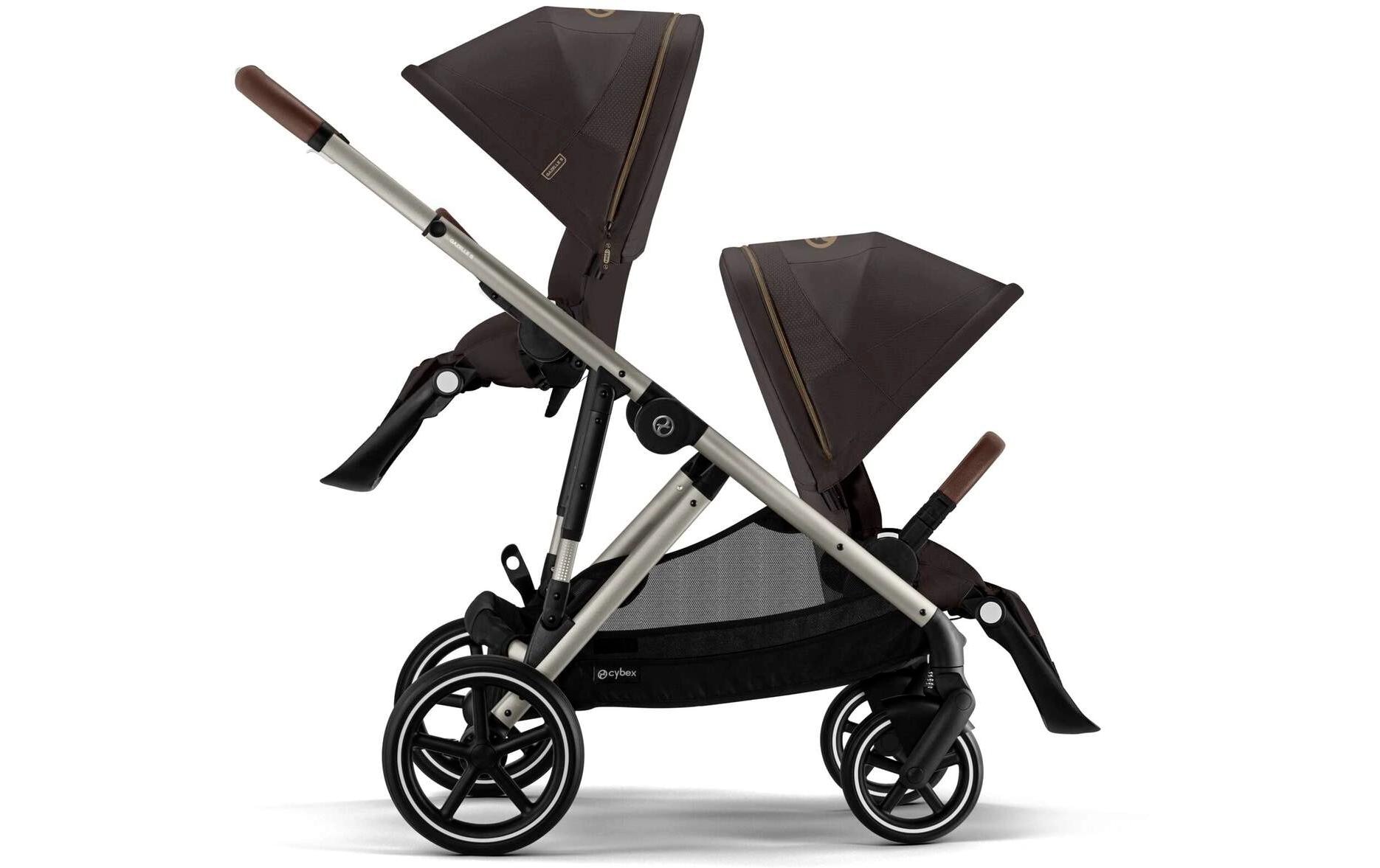 Kinderwagen Gazelle S Dunkelbraun<br>Kinderwagen mit 20 Kombinationen