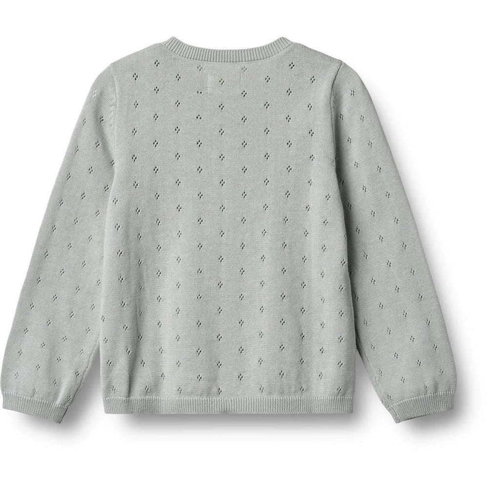 Køb Wheat Soft Blue Strik Cardigan Maia