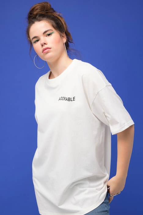 T-Shirt, oversized, Rücken Print