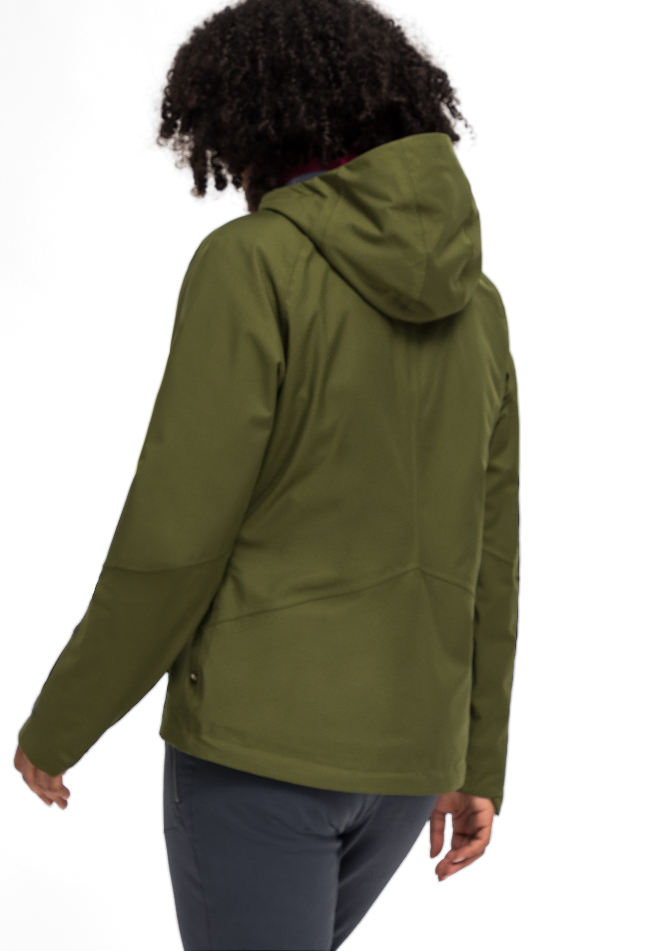 Maier Sports Outdoorjacke »Solo Tipo W« Damen Wanderjacke, atmungsaktiv und wasserdicht, Regenjacke mit Kapuze