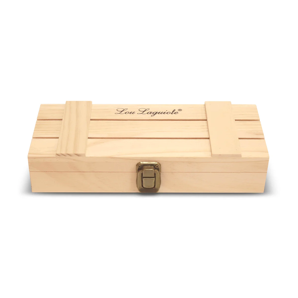 Alphonse - Coffret 4 couteaux steak finition écorce Lou Laguiole