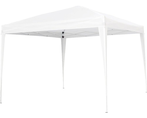 Vouwpaviljoen 3 x 3 m polyester wit beige