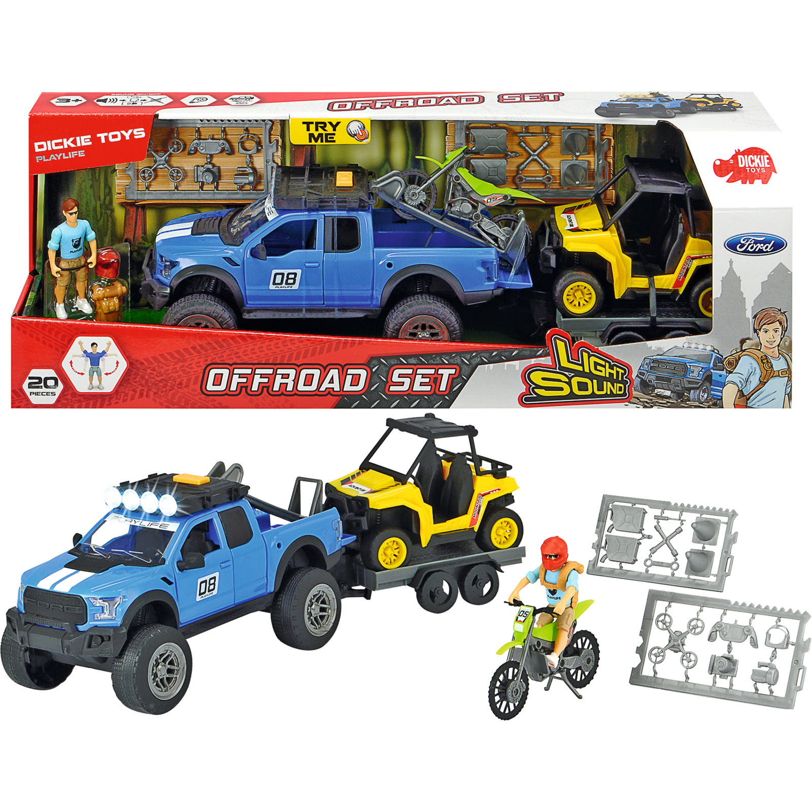 Dickie Toys Playlife Offroad/Beach Set