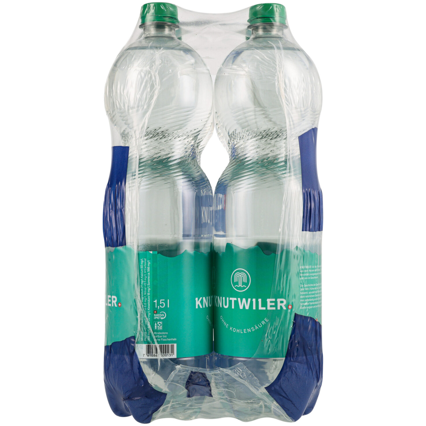 Knutwiler Grün Mineralwasser ohne Kohlensäure 6x1,5l