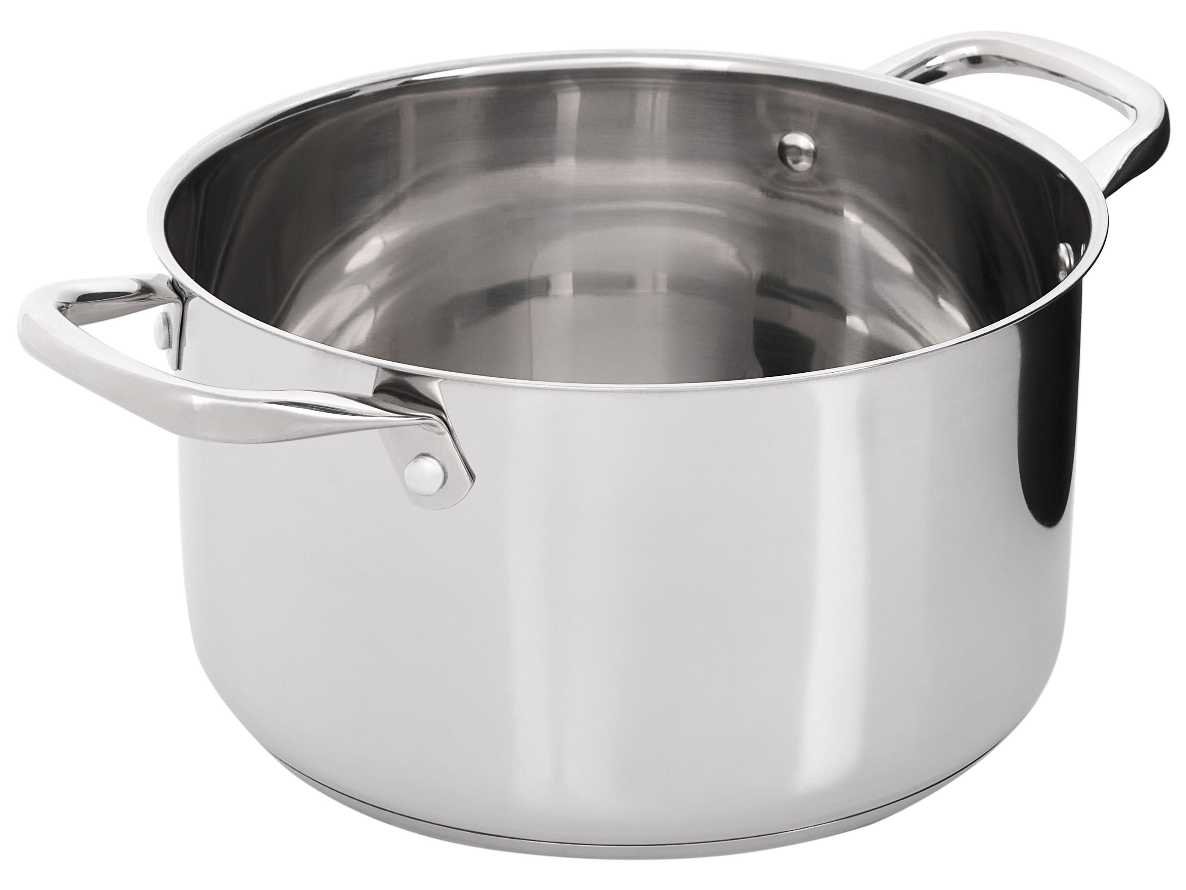 10-delige pannenset PRIMECOOK Roestvrij staal Zilver