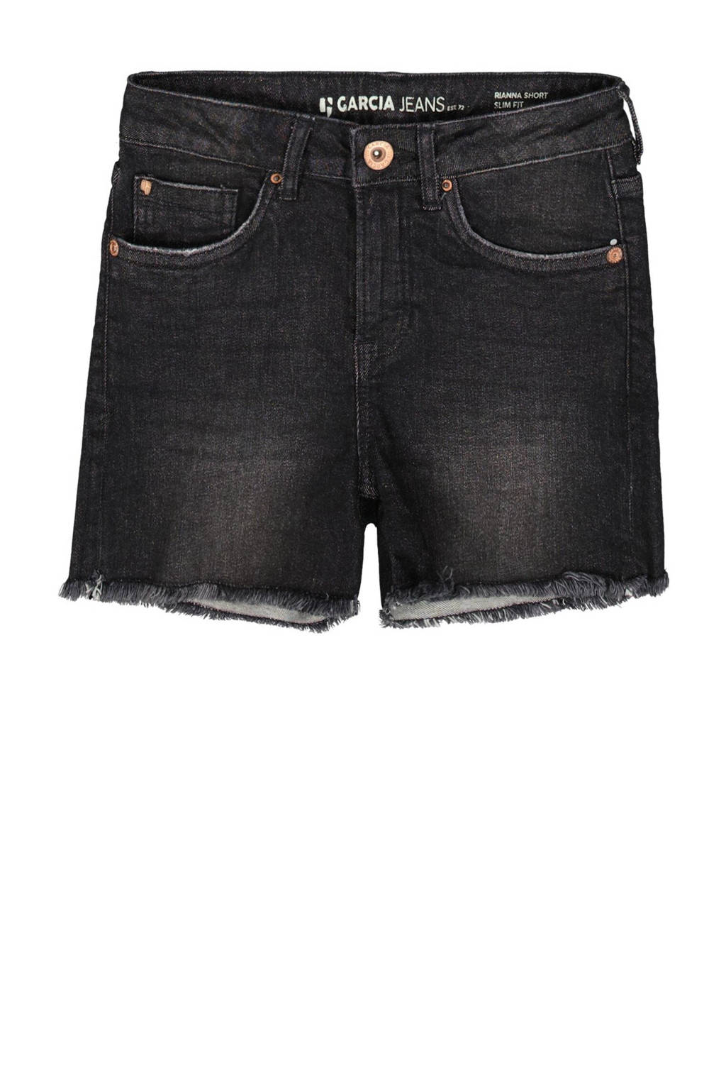 Garcia high waist slim fit denim short Rianna short dark used denim