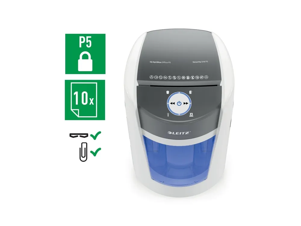 Makulator Leitz IQ OptiMax Office mikromakulering 2x15 mm (P-5)