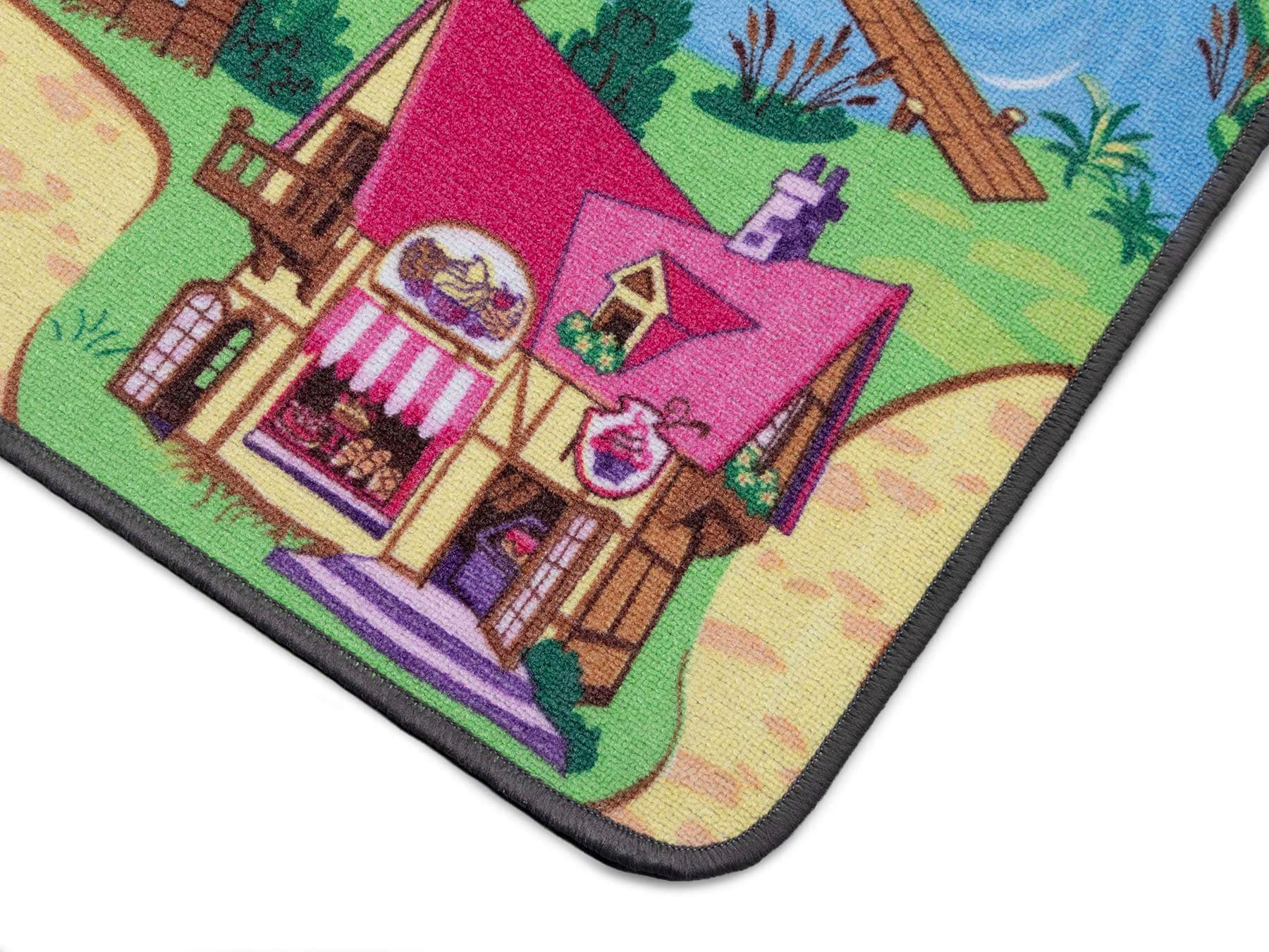 Primaflor-Ideen in Textil Kinderteppich »Spielteppich CANDY TOWN« rechteckig 6,5 mm Höhe Kurzflor, Strassen-Spiel-Teppich, Kinderzimmer
