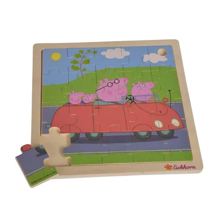 Eichhorn Peppa Pig Einlegepuzzle, sortiert