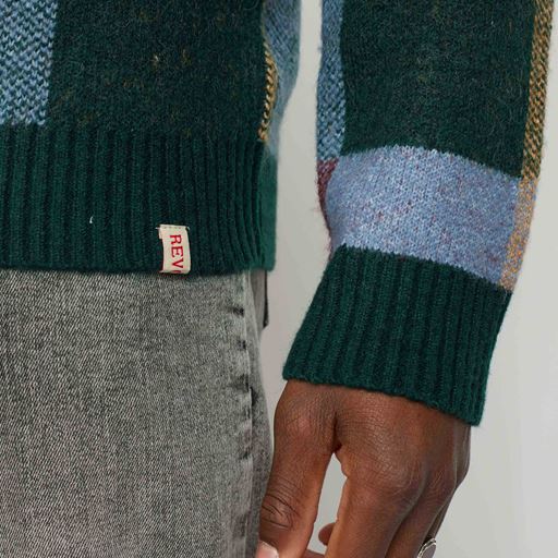 Revolution Knit Sweater, Darkgreen, L