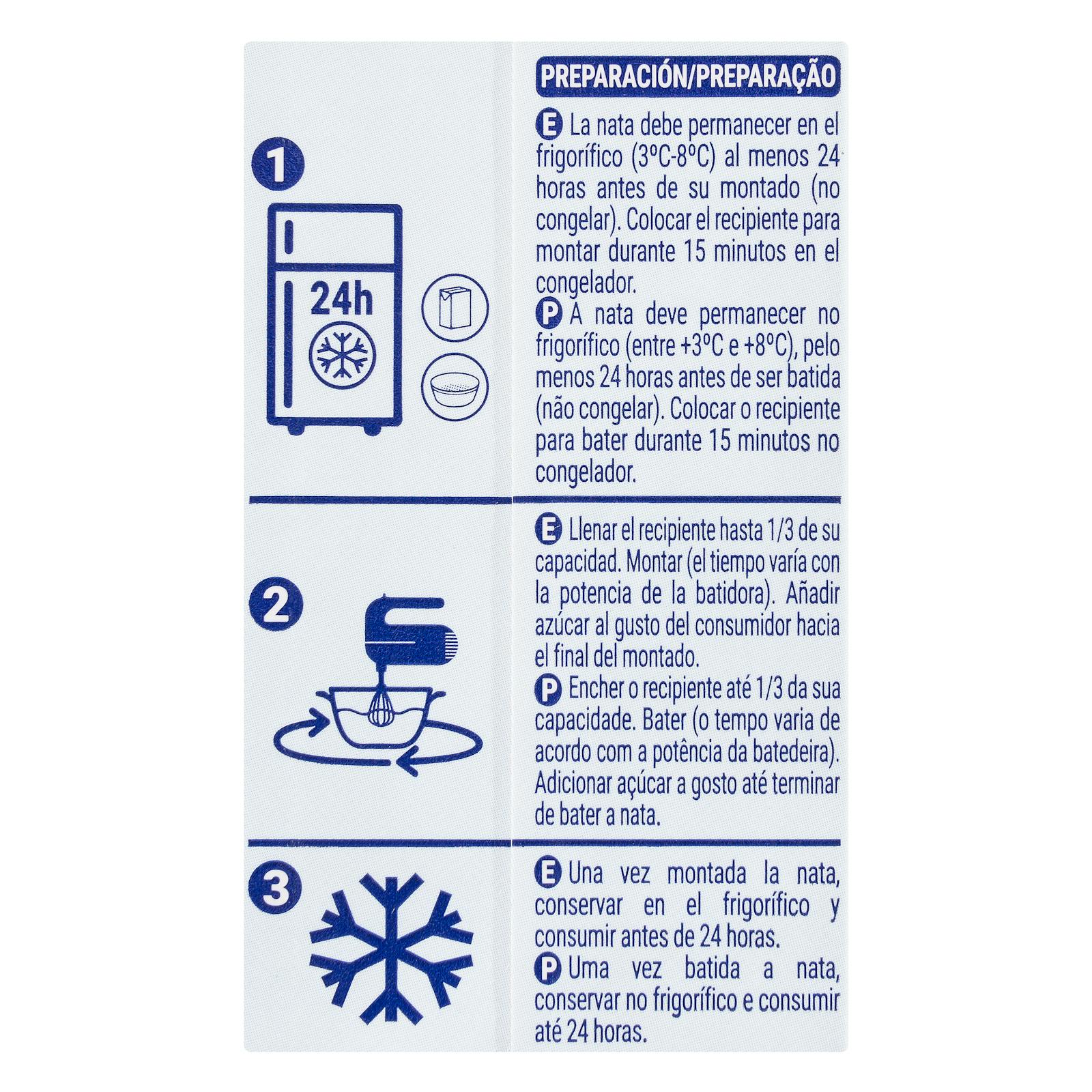 Crème fouettée Hacendado