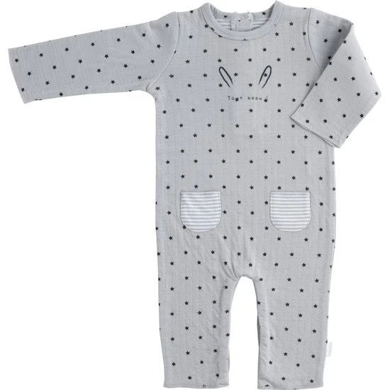 Combilongue imprimé Stars   Gris        de               P'tit bisou