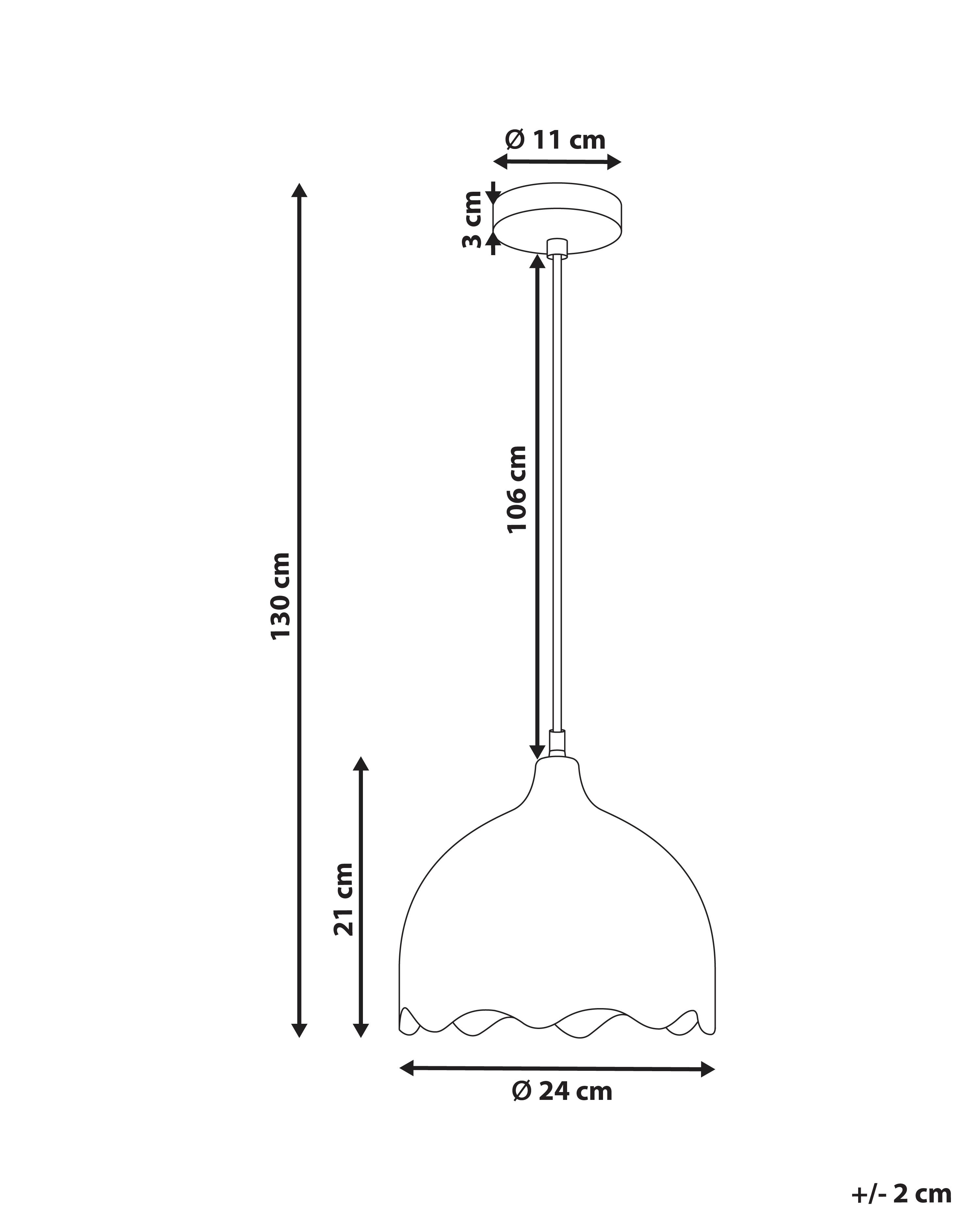 Hanglamp GOMATI Mangohout Lichtbruin