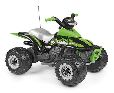 PegPérego Corral T-Rex Firhjuling 330W, Grønn/Svart