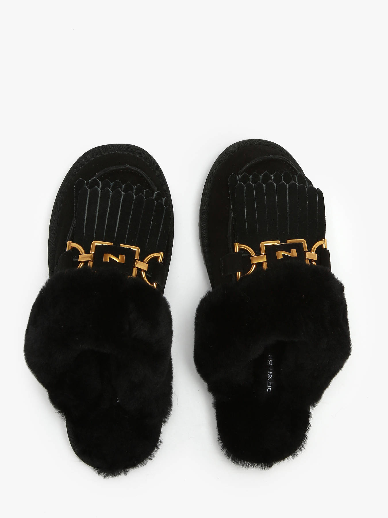 Chaussons en cuir NATHAN BAUME