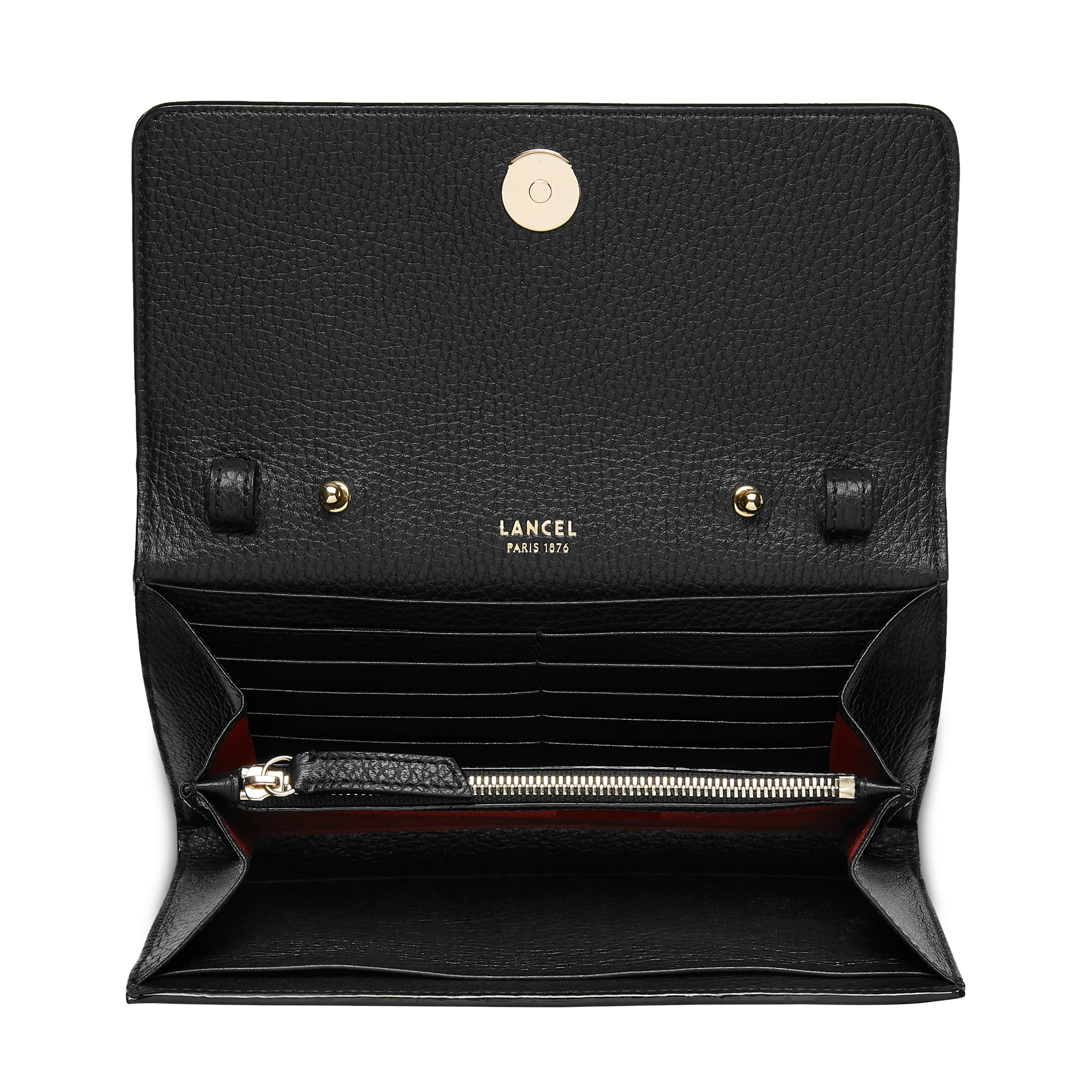 Portefeuille chaîne Premier Flirt de Lancel-Noir/Roccia