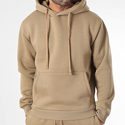 Ensemble Sweat Capuche Et Pantalon Jogging Camel