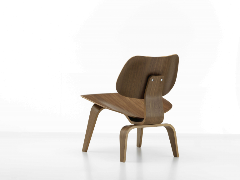 Vitra Eames LCW loungestoel zwart