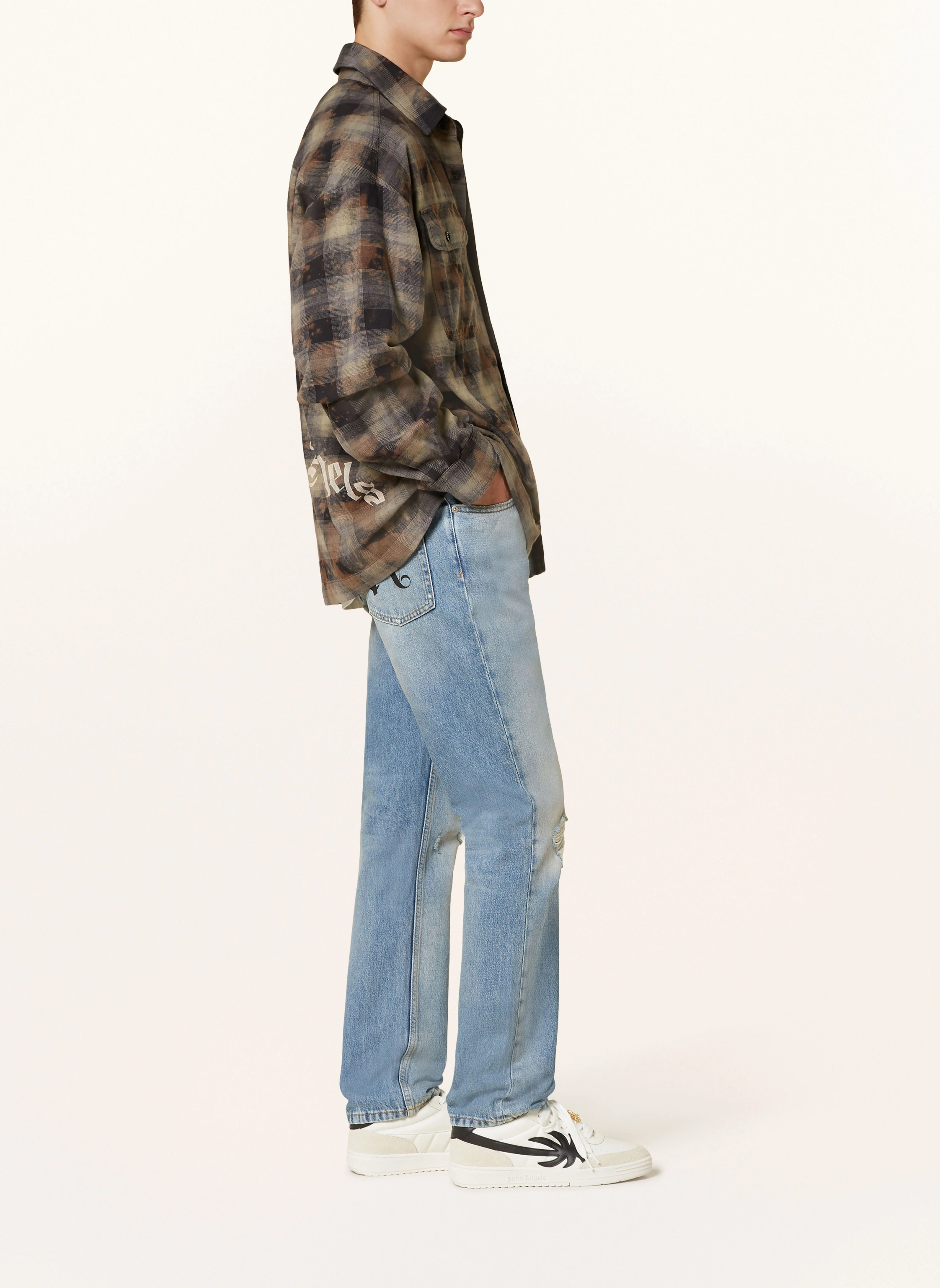 Palm Angels Destroyed Jeans Regular Fit
