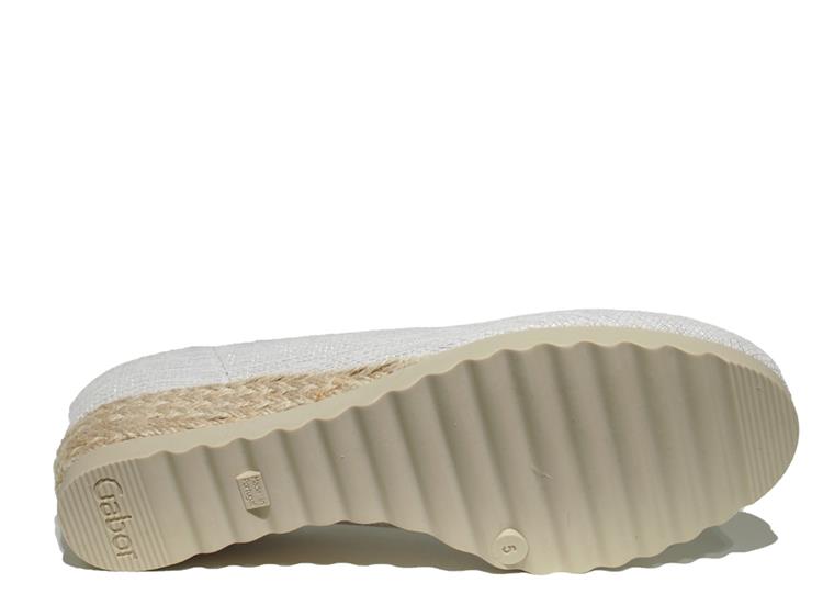 Gabor 42.641 bianco/oro(jute/m)